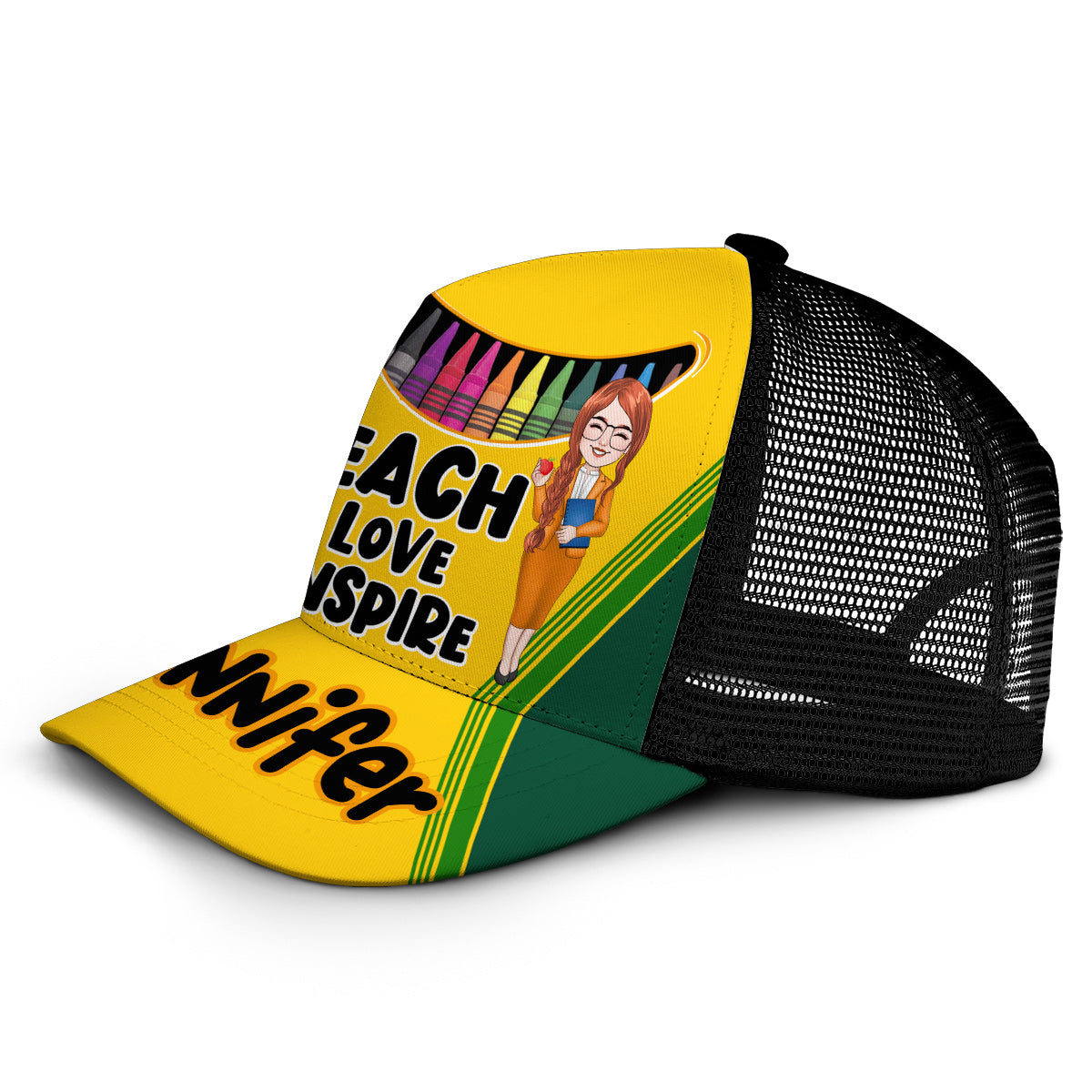 Positive Affirmationen Schmetterling - Personalisierte Schmetterlings-Truckerkappe