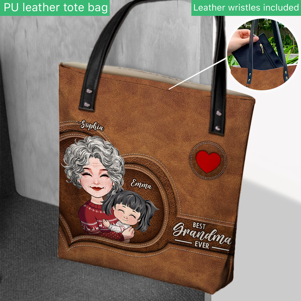 Best Grandma Ever - Personalized Grandma Tote Bag