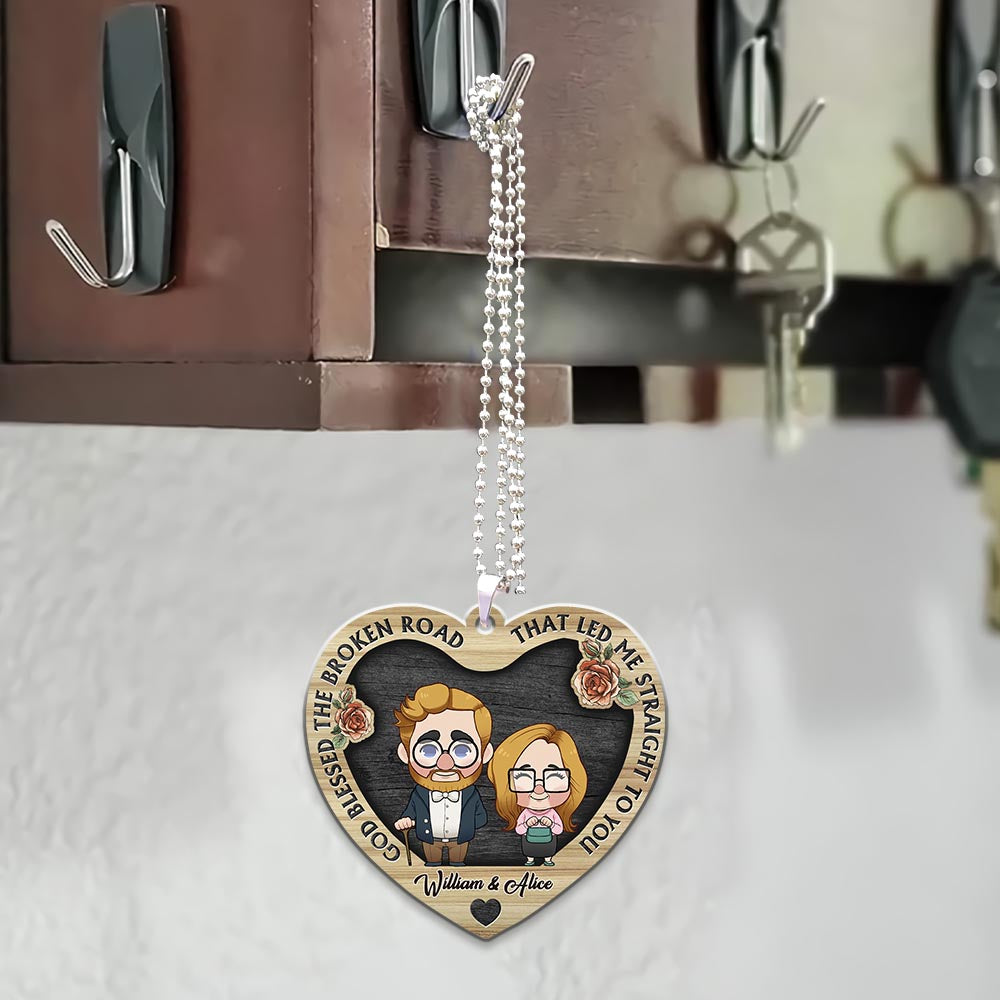 Annoying Each Other - Personalized Husband And Wife Car Ornament