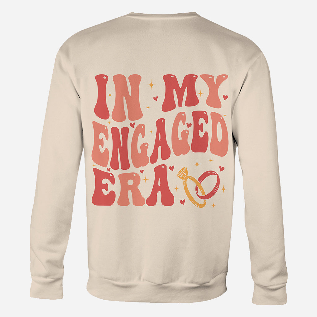 À l'époque de mes fiançailles - cadeau de mariage pour la mariée - T-shirt personnalisé intégralement