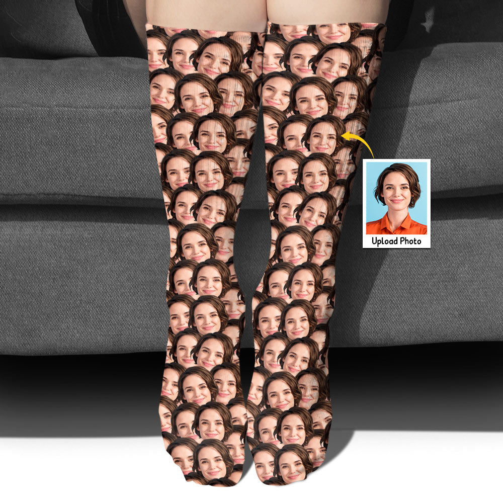 Individuell bedruckte Socken für Stiefmütter – Personalisierte Socken