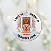 I&#39;ll Be Waiting At Heaven&#39;s Door - Personalized Dog Ornament