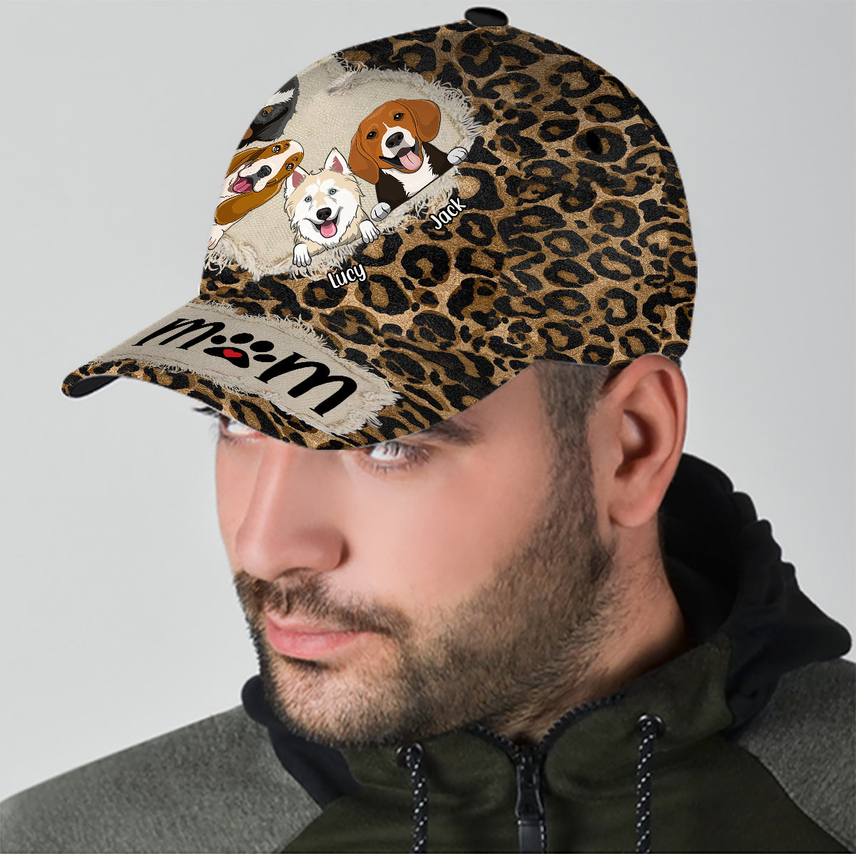 Maman de chien - Casquette classique personnalisée pour chien