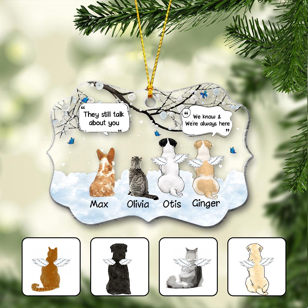 Ils parlent encore de toi - Médaillon transparent personnalisé pour chien