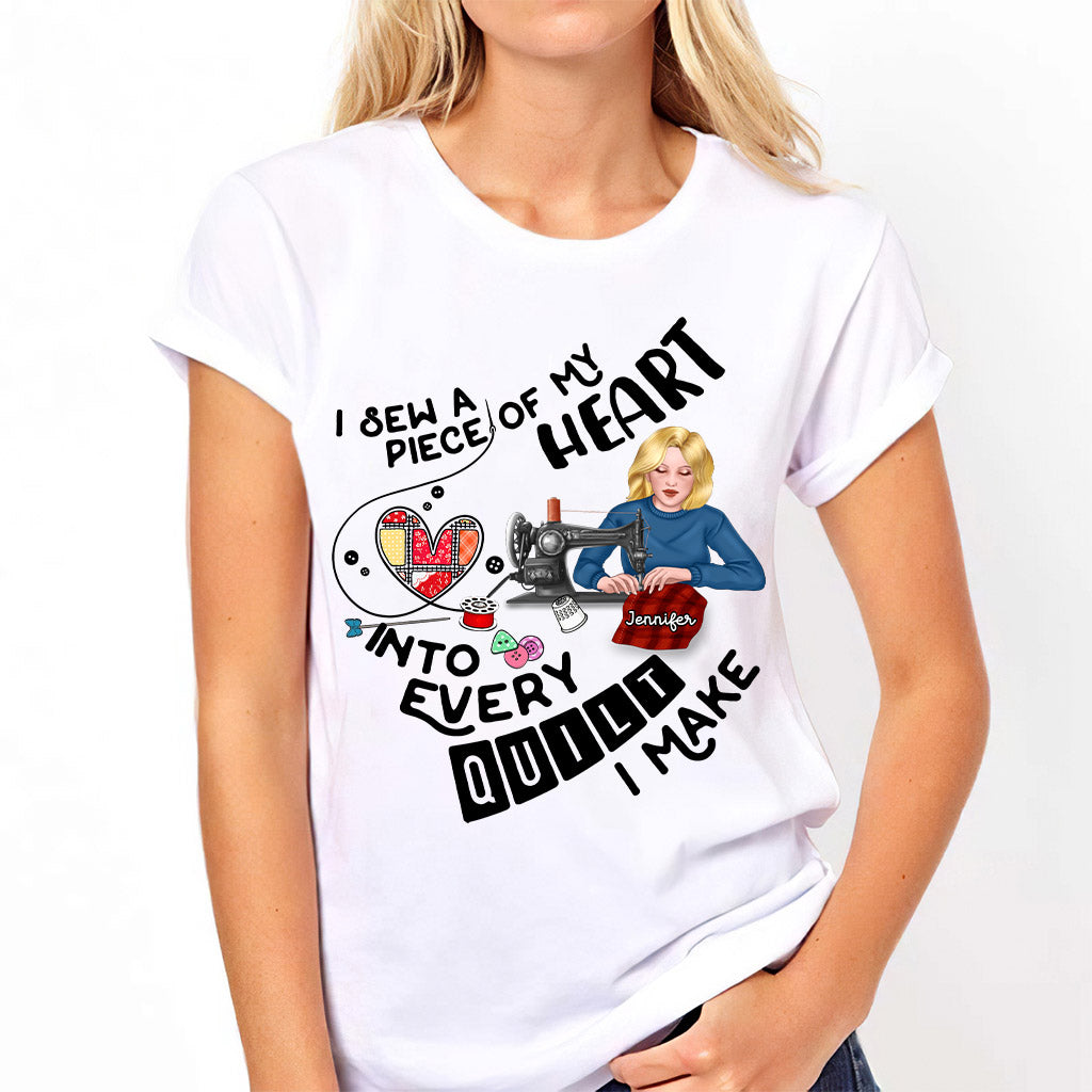 Ich nähe ein Stück meines Herzens – personalisiertes Näh-T-Shirt und Hoodie