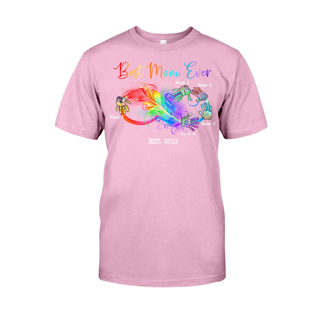 Blessed Mama - Gift for mom, grandma - Personalized T-shirt And Hoodie