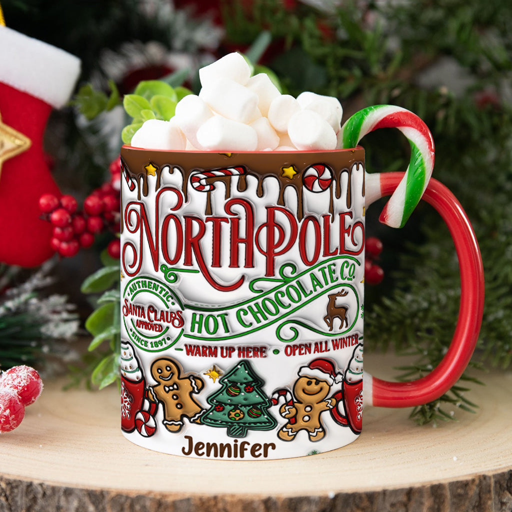 Heiße Schokolade vom Nordpol - Personalisierter Weihnachtsbecher