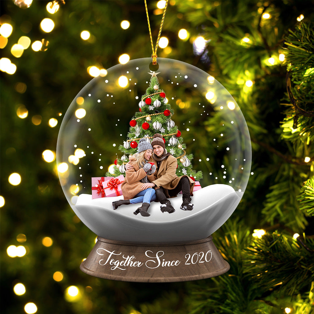 Together Since - Personalized Couple Transparent Ornament
