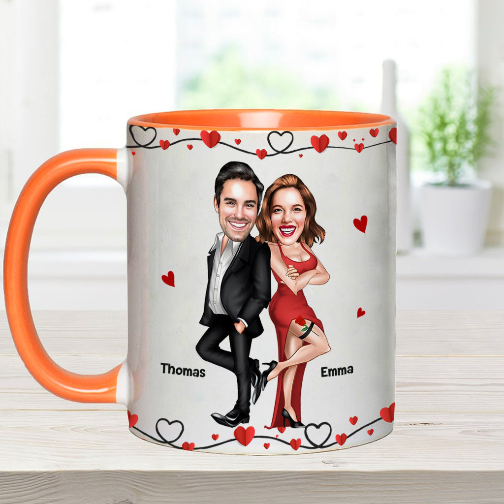 Congrats On Being My Husband - Personalized Couple Accent Mug