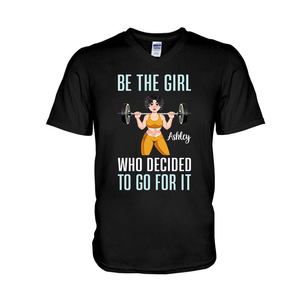 Sie hat sich dazu entschlossen, es zu wagen – personalisiertes Fitness-T-Shirt und Hoodie