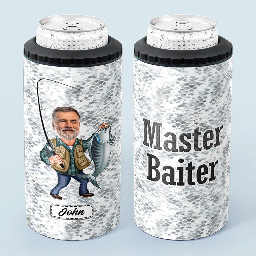Master Baiter - Personalized Fishing Can Cooler