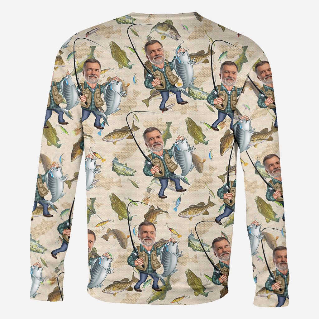 Lustiges Angel-Shirt mit Foto – Personalisiertes Angel-Shirt