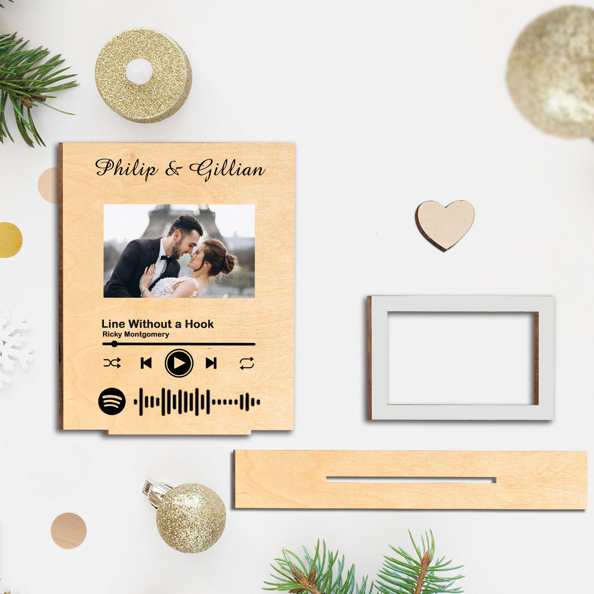 Our Song - Personalized Couple 3 Layered Big Freestanding