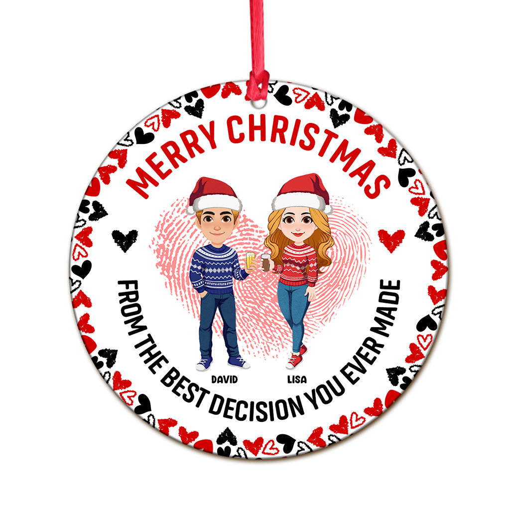 You Are My Favorite Everything - Personalized Couple Ornament