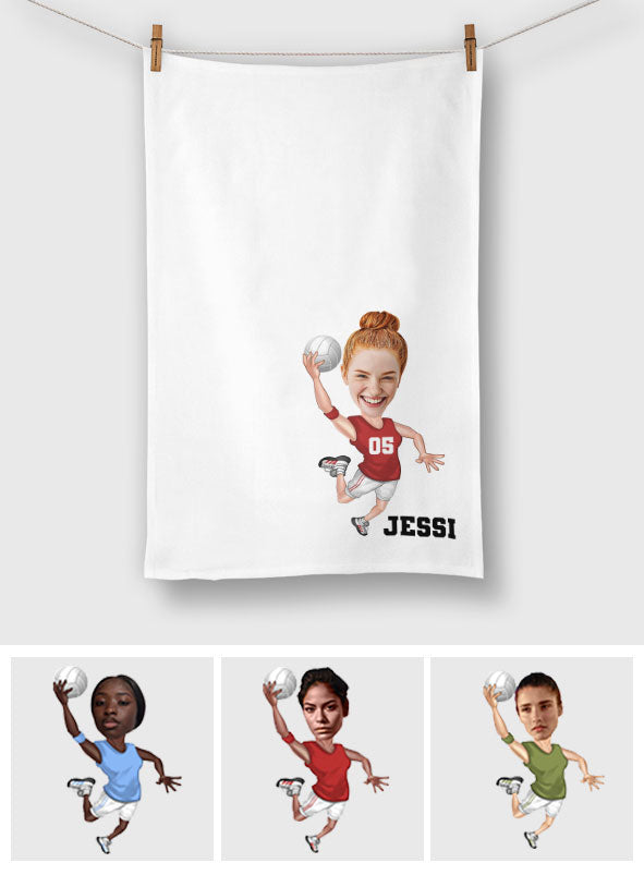Serviette de sport - Serviette de volley-ball personnalisée