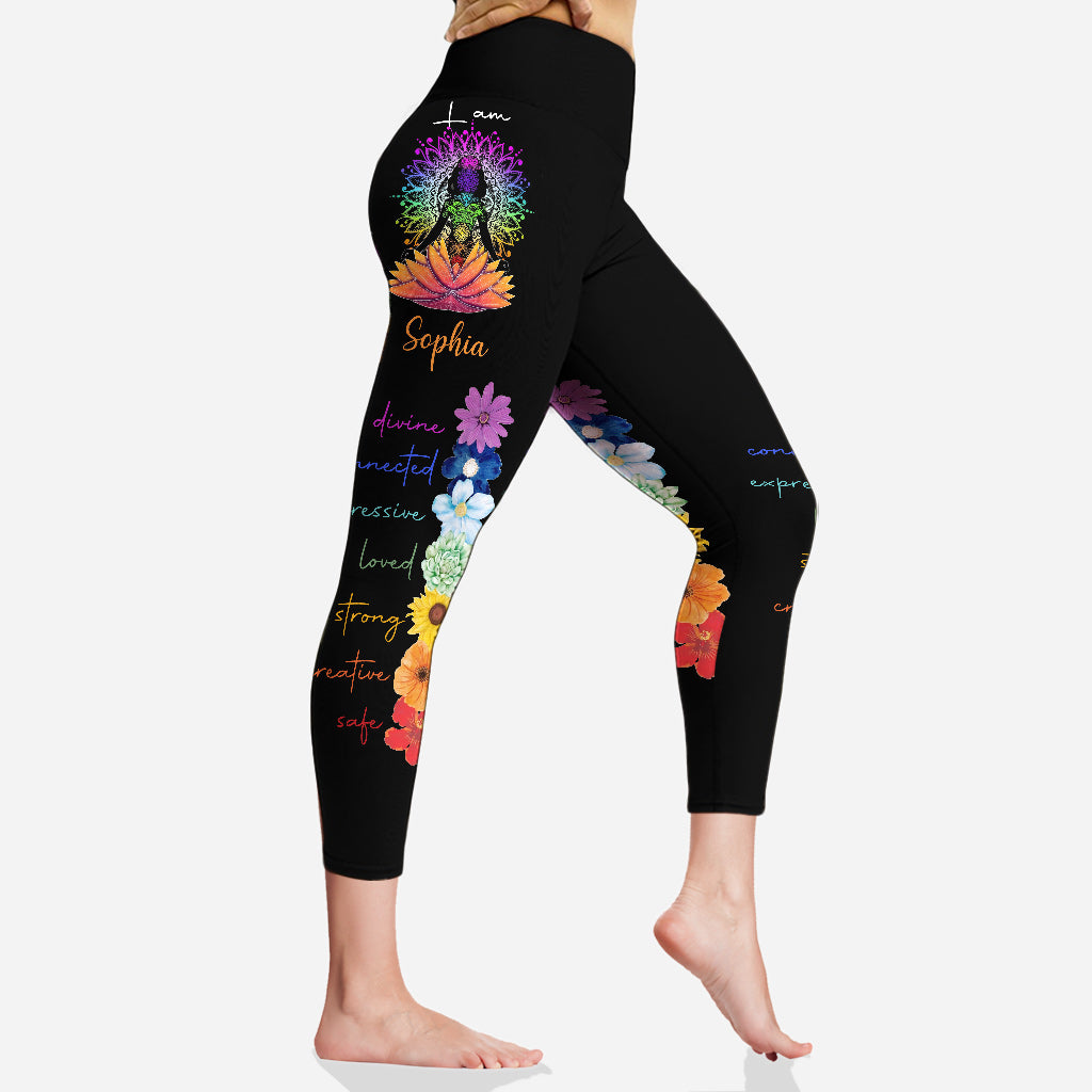 Namaste – Personalisierte Yoga-Leggings