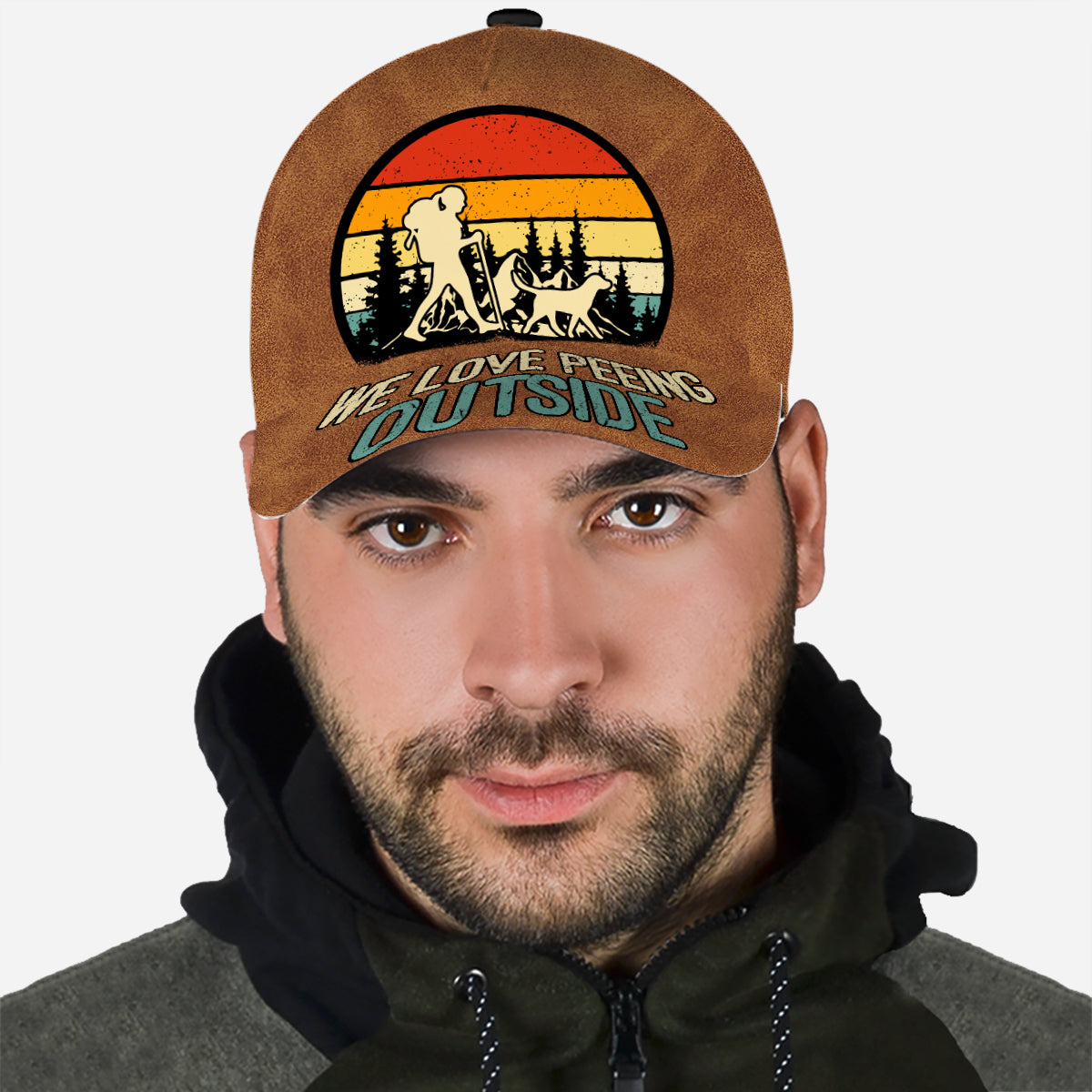 J'adore faire pipi dehors - Casquette de randonnée classique personnalisée