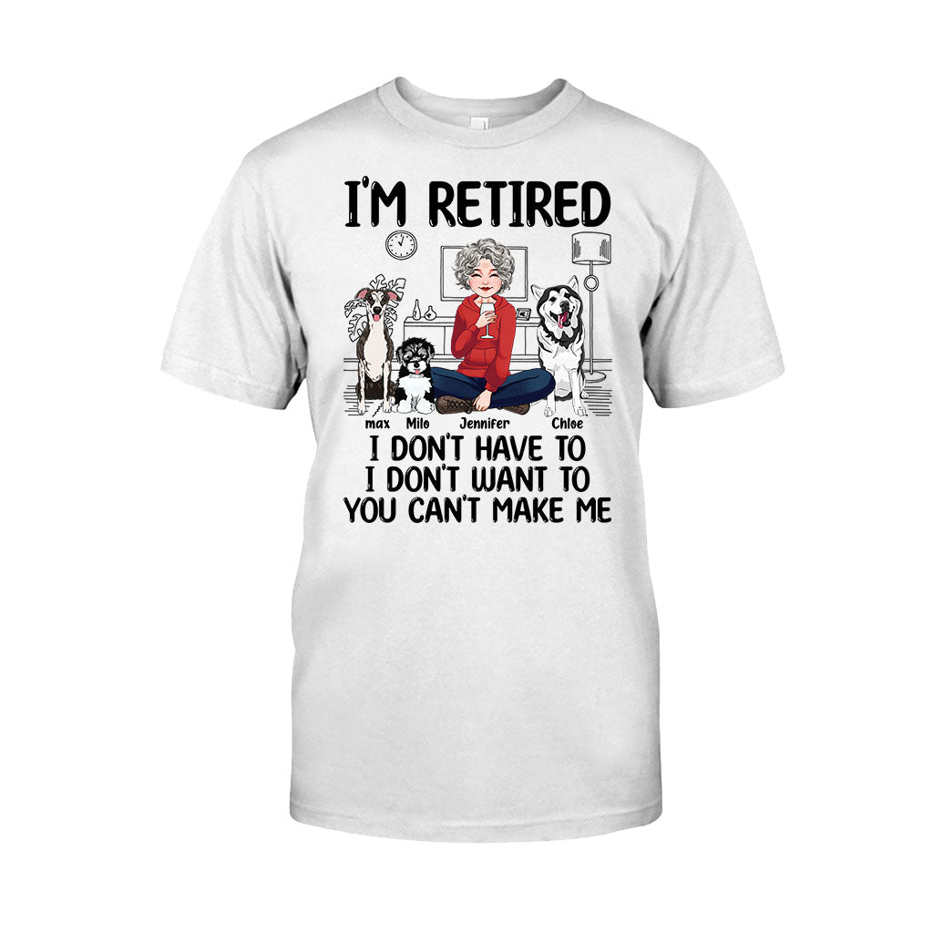 Ich bin im Ruhestand – Personalisiertes Rentner-T-Shirt & Hoodie