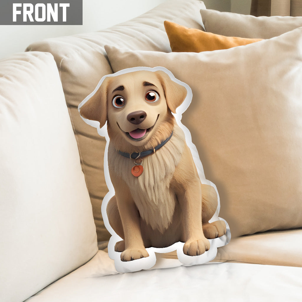 Niedliches Haustierkissen – personalisiertes Kissen in Hundeform