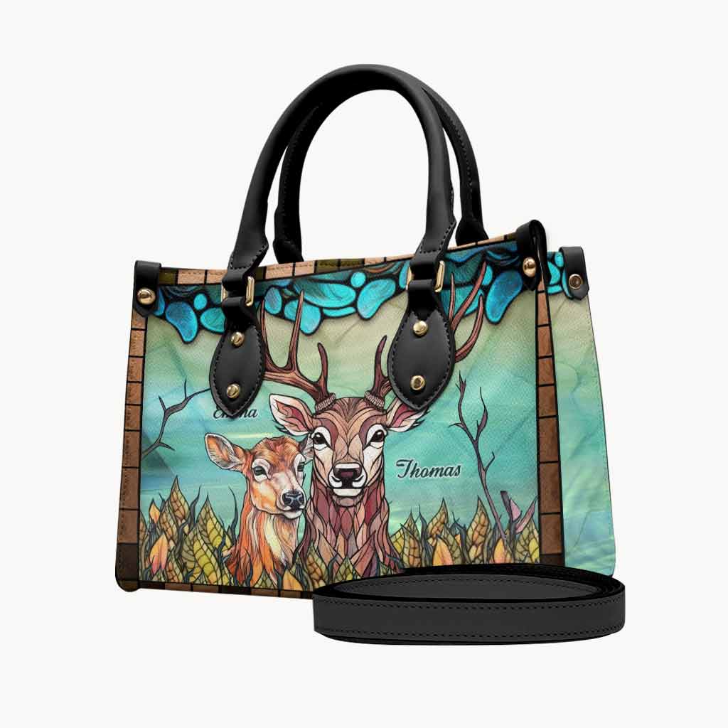 Toi et moi, on gère ça - Sac à main de chasse personnalisé en cuir
