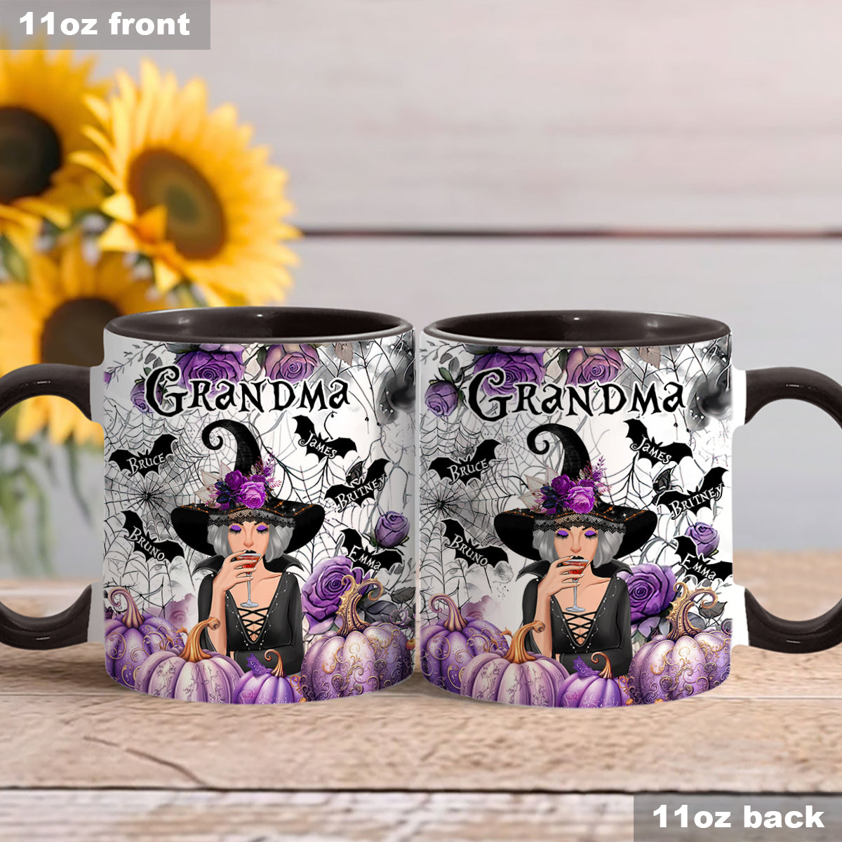 Oma Hexe - Personalisierte Tasse mit Oma-Akzent