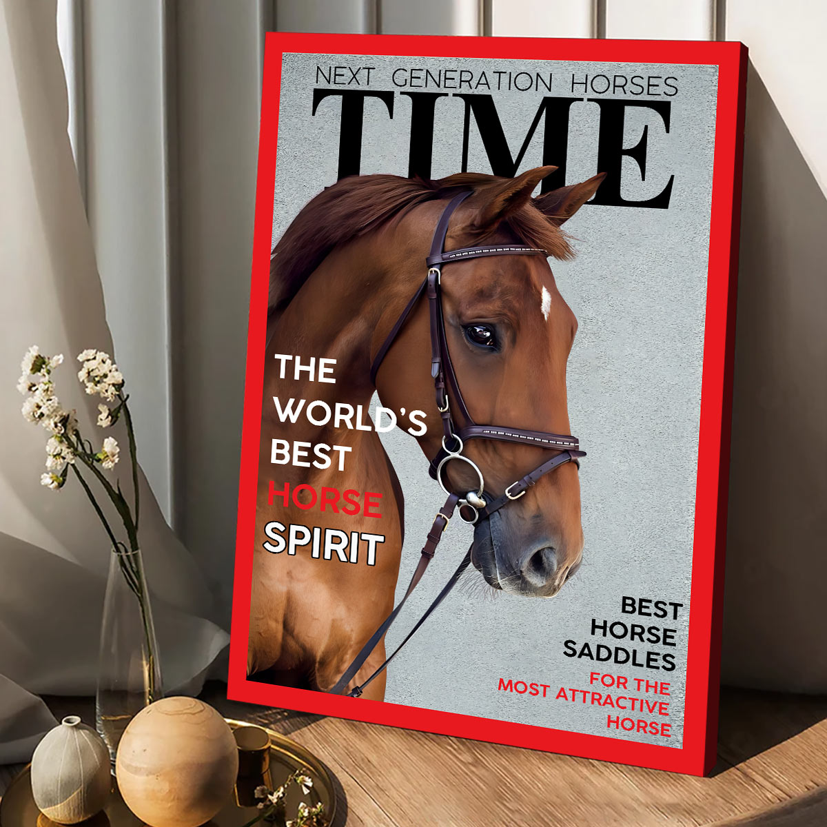 Magazincover – Personalisierte Leinwandbilder und Poster mit Pferdemotiven