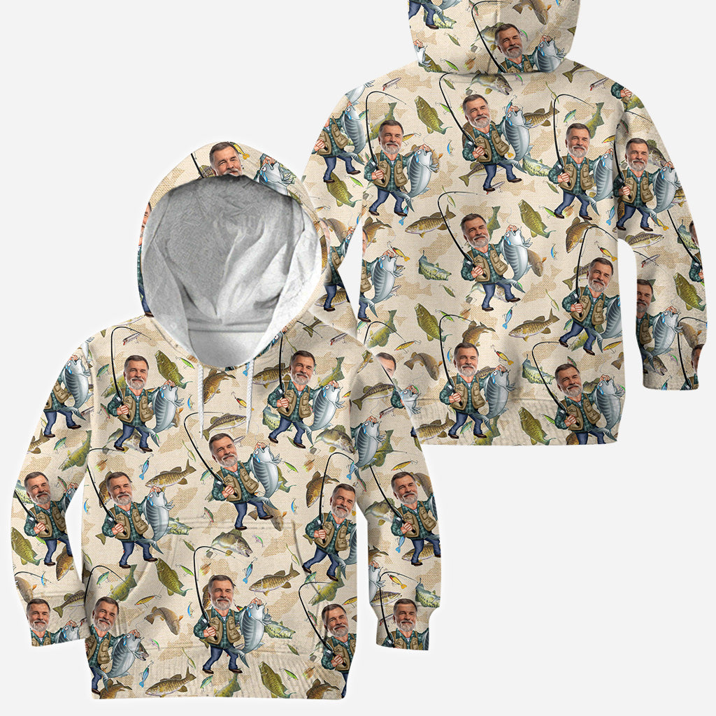 Lustiges Angel-Shirt mit Foto – Personalisiertes Angel-Shirt