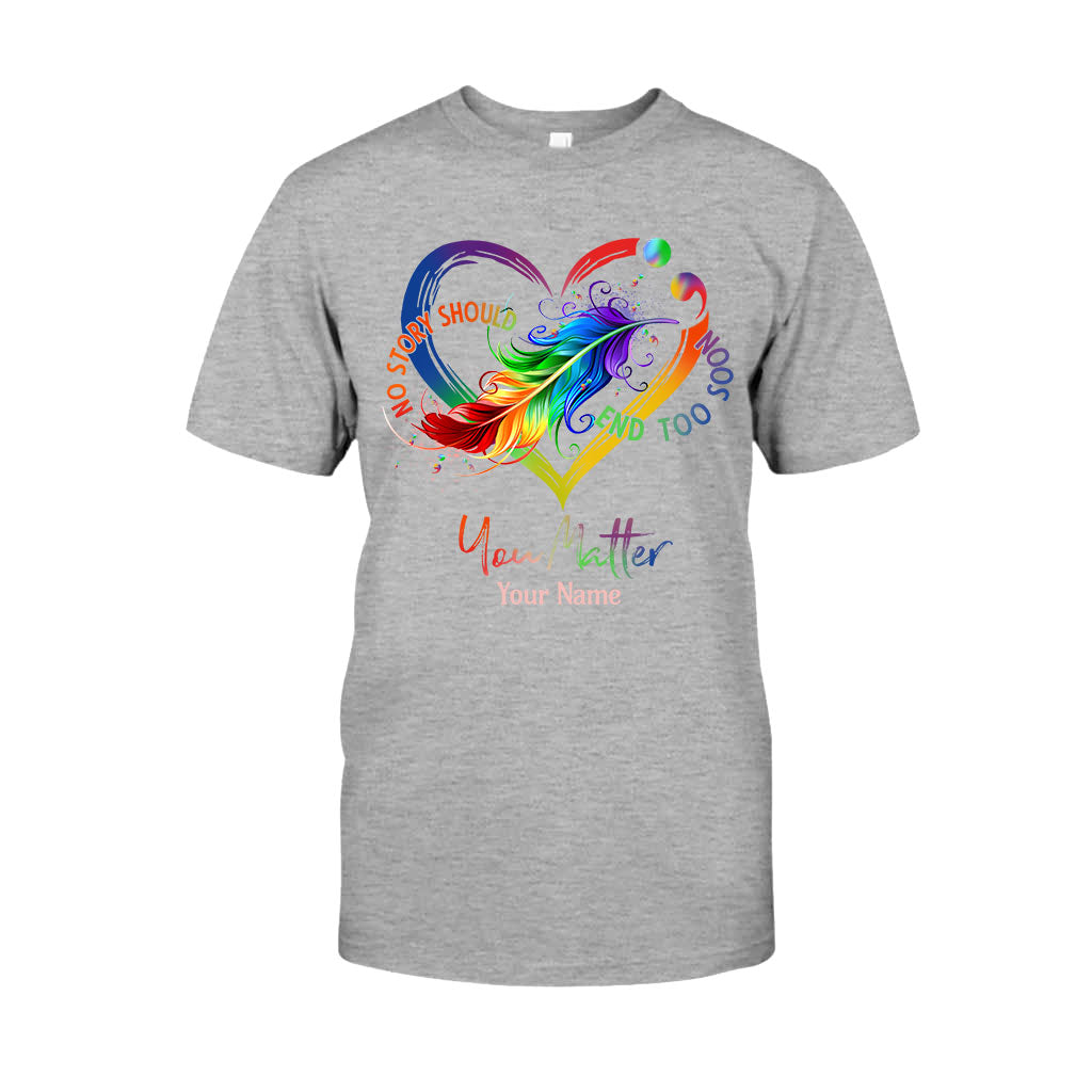 Votre vie compte - T-shirt et sweat à capuche personnalisés pour la prévention du suicide