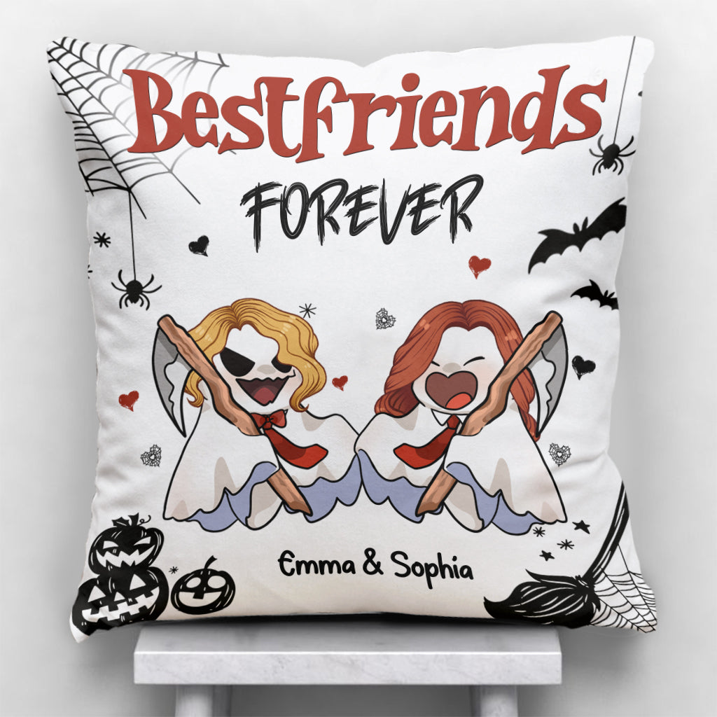 Bestfriend Forever - Personalized Bestie Throw Pillow