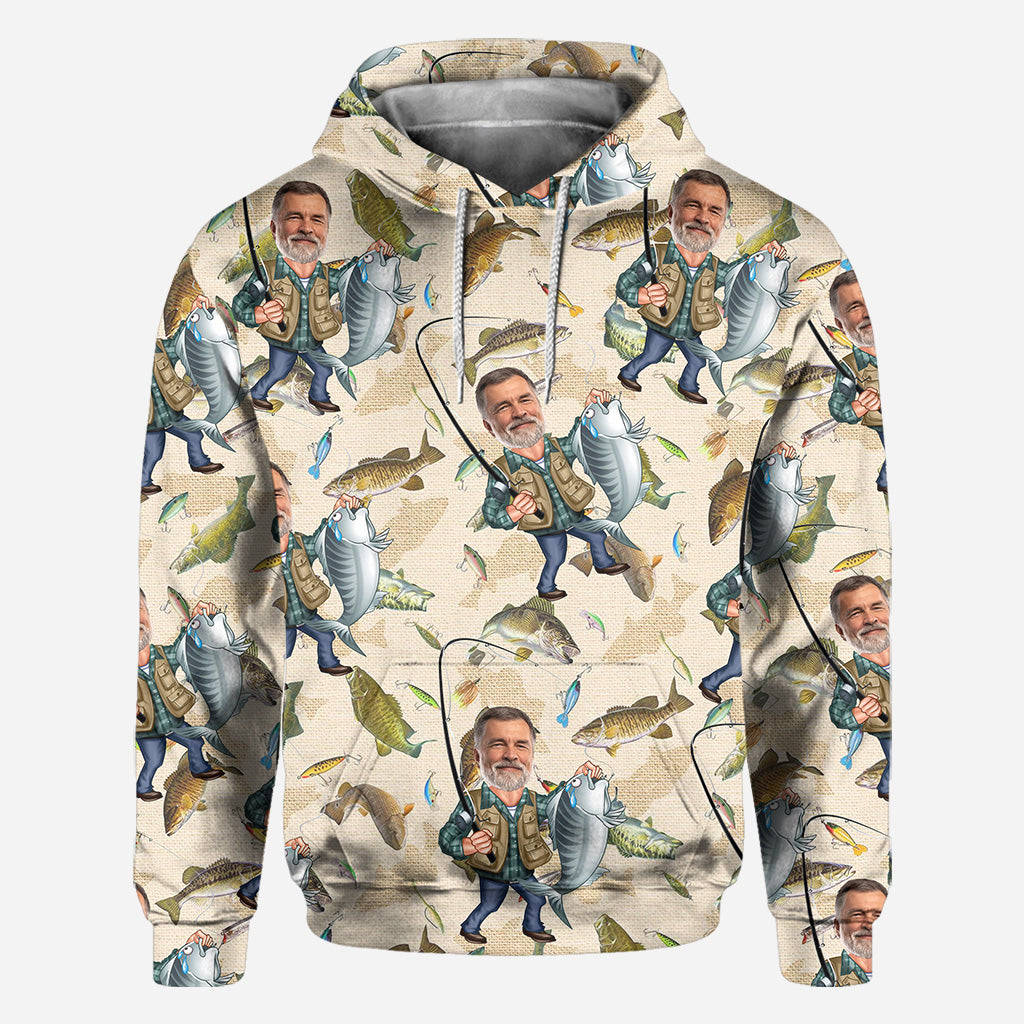 Lustiges Angel-Shirt mit Foto – Personalisiertes Angel-Shirt
