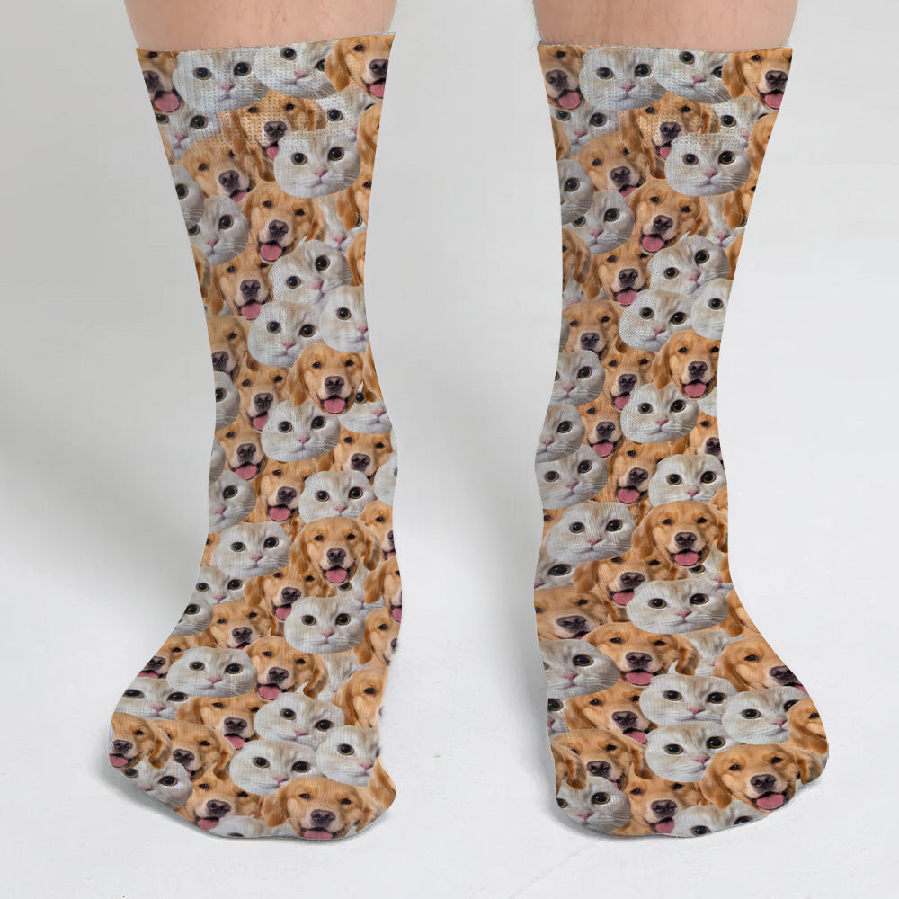 Chaussettes personnalisées pour chiens avec motif imprimé - Chaussettes personnalisées pour chiens
