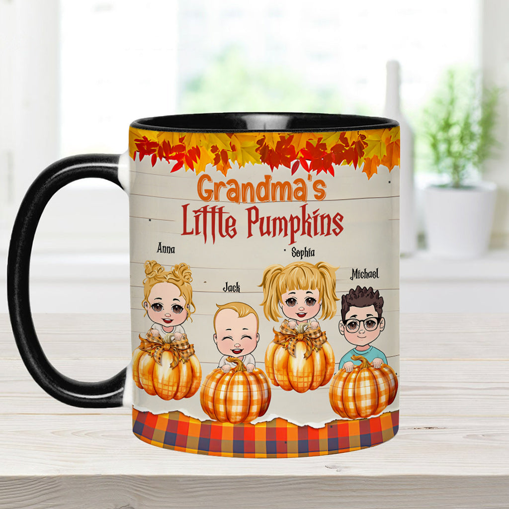 Les petites citrouilles de grand-mère - Mug personnalisé pour grand-mère