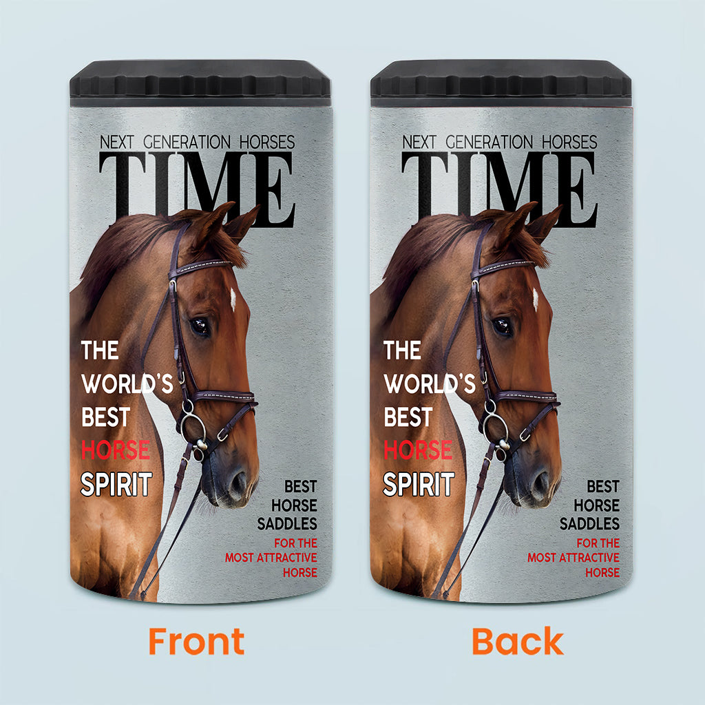 Couvertures de magazines - Refroidisseur de canettes personnalisé pour chevaux