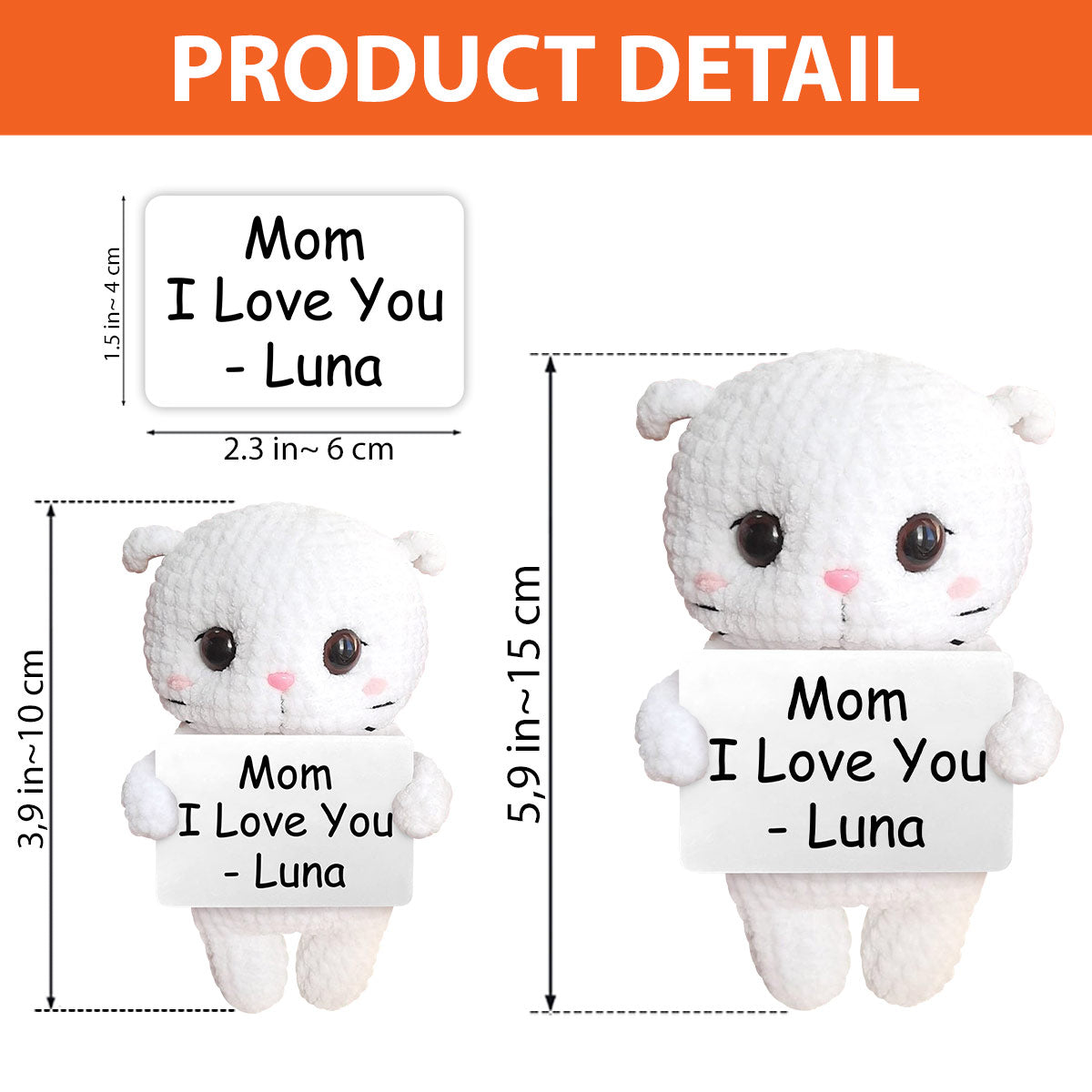 Gehäkelte Haustiere nach Foto – Geschenk für Katzen- und Hundeliebhaber – Personalisierte, handgestrickte Figur
