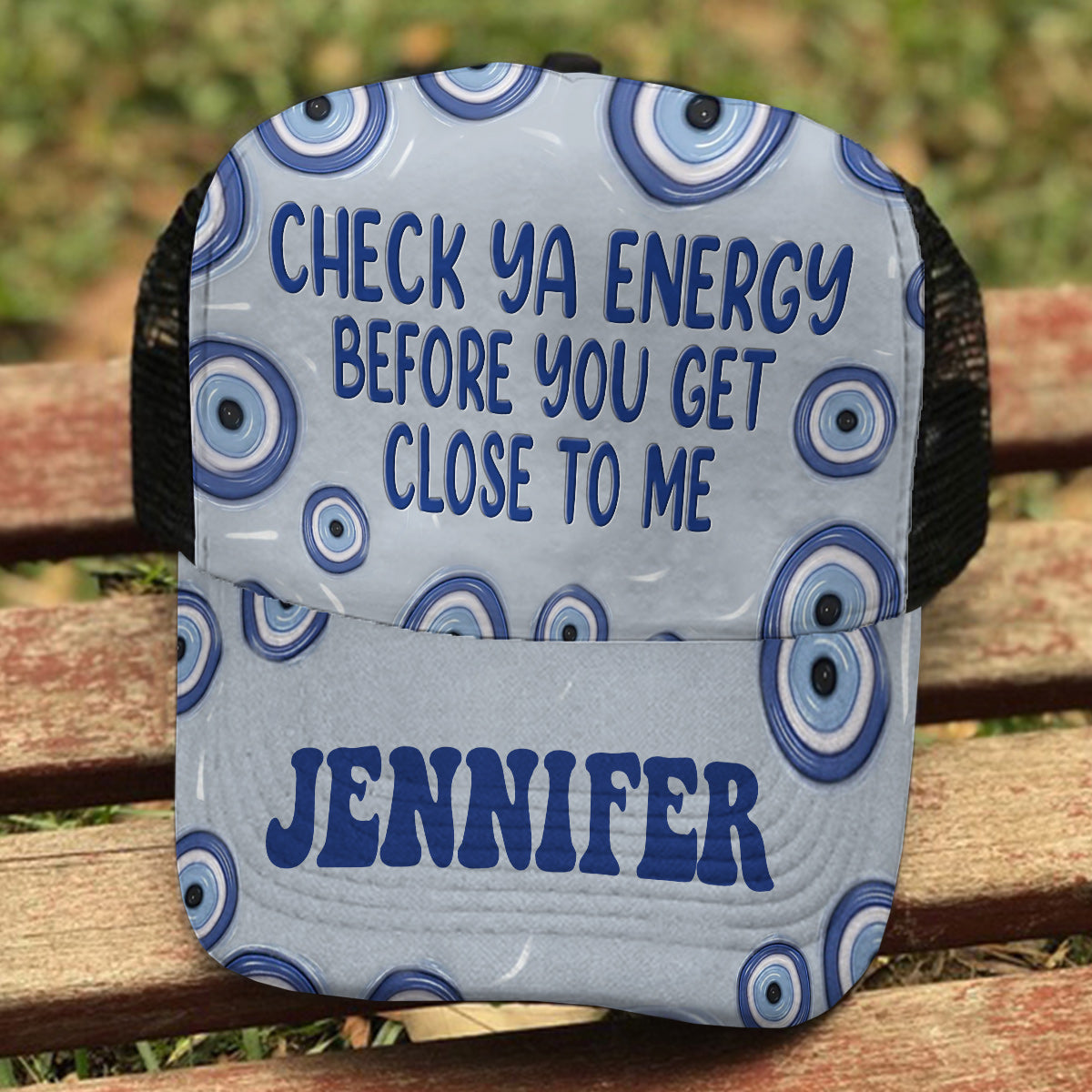 Check Ya Energy - Personalized Witch Trucker Hat