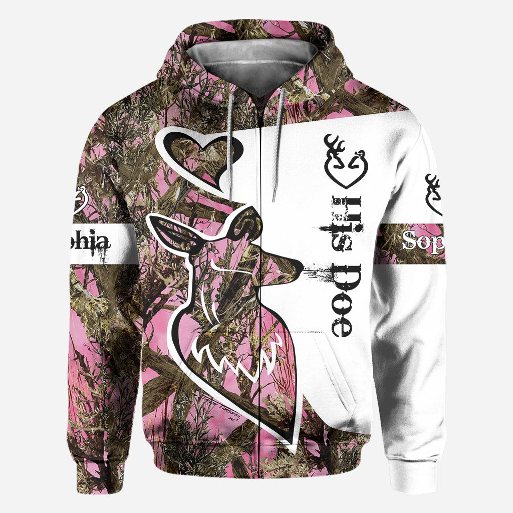 His Buck Her Doe - Personalized Hunting All Over Shirt