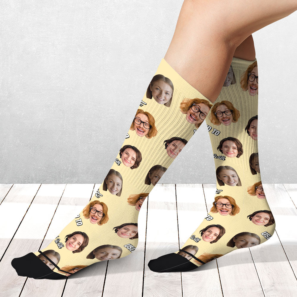 Ich habe mit Legenden zusammengearbeitet – personalisierte Kollegensocken