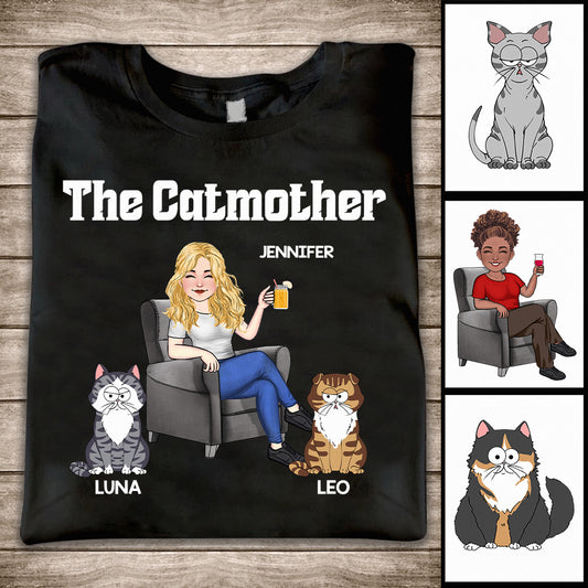 La Mère Chat - T-shirt et sweat à capuche personnalisés pour chats