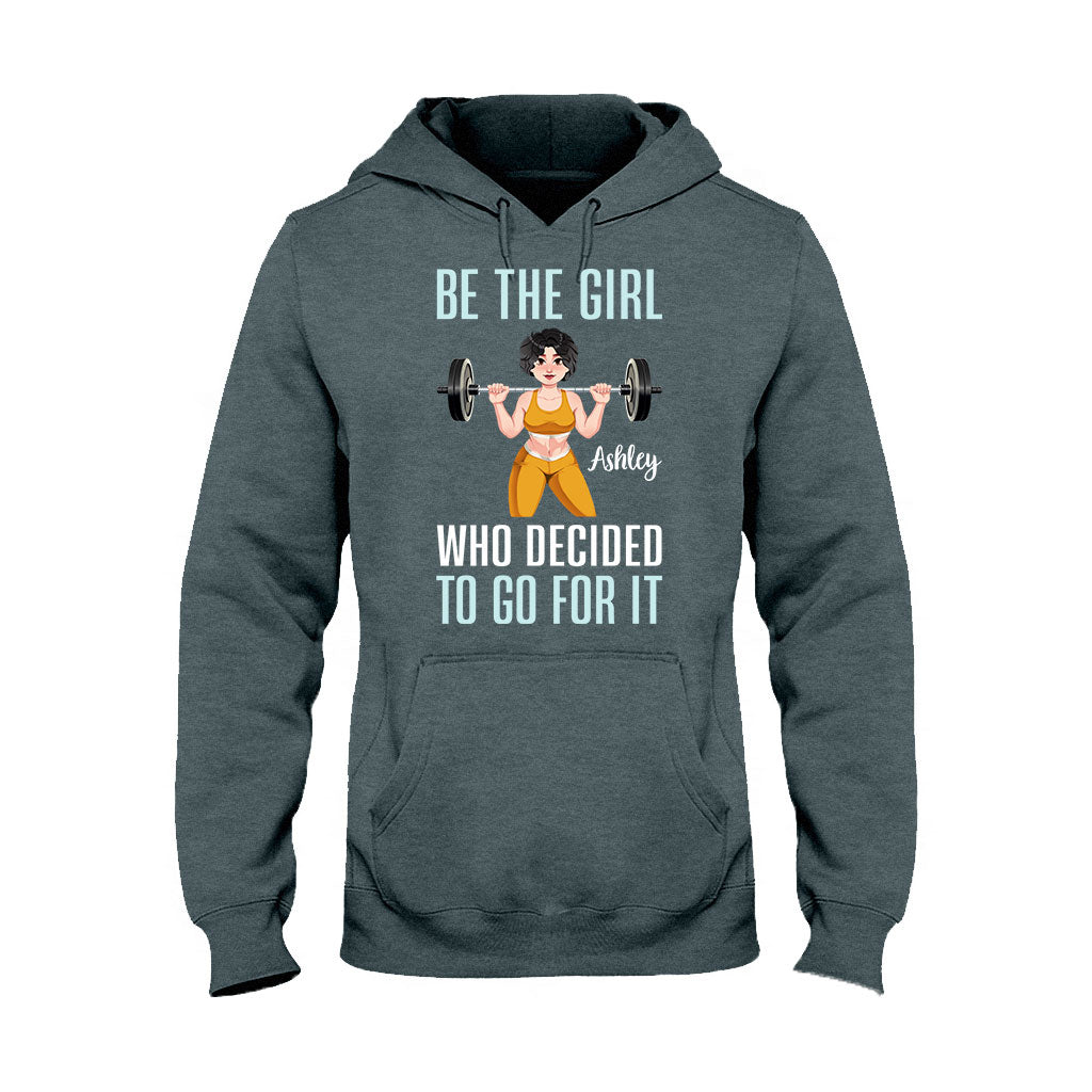 Sie hat sich dazu entschlossen, es zu wagen – personalisiertes Fitness-T-Shirt und Hoodie