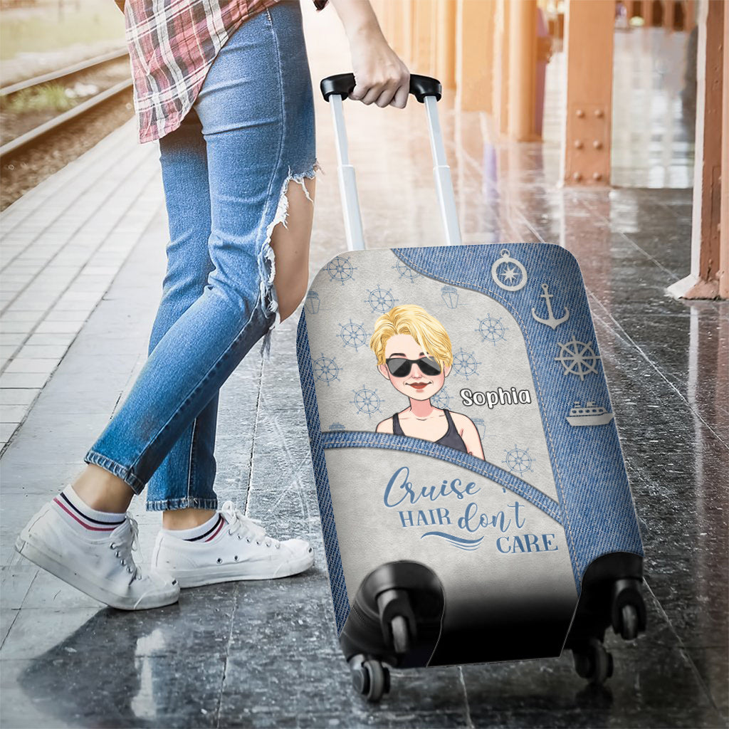 Cheveux de croisière, on s'en fiche ! - Housse de bagage personnalisée pour croisière