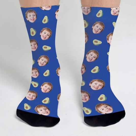 Lustiges Symbolmuster – personalisierte Kindersocken