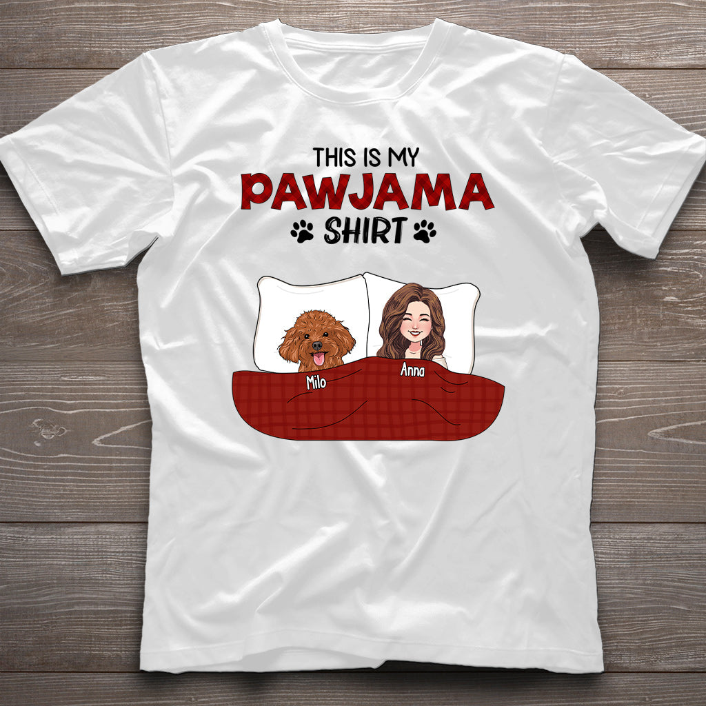 Mon T-shirt Pyjama pour Chien - T-shirt et sweat à capuche personnalisés pour chien