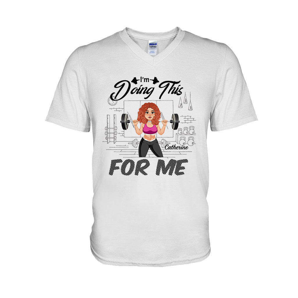 I'm Doing This For Me - Personalized Fitness T-shirt And Hoodie