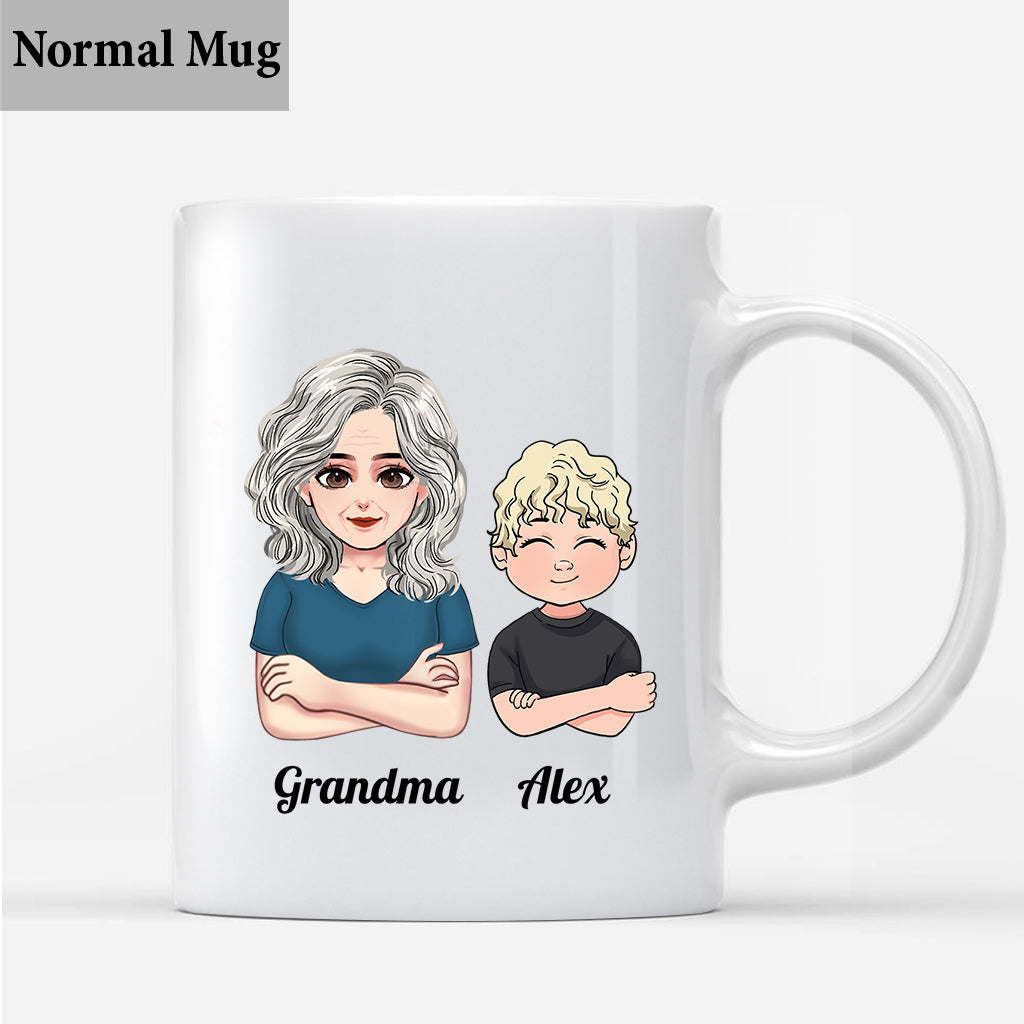 Wie die Mutter, so die Tochter – Oh je! – Familiengeschenk für Tante, Mutter, Oma – Personalisierte Tasse