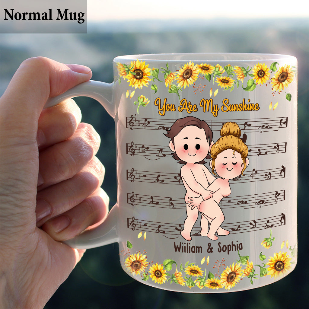 You Are My Sunshine - Personalized Couple Mug