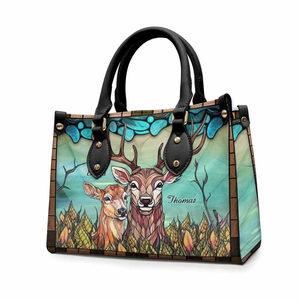 Toi et moi, on gère ça - Sac à main de chasse personnalisé en cuir