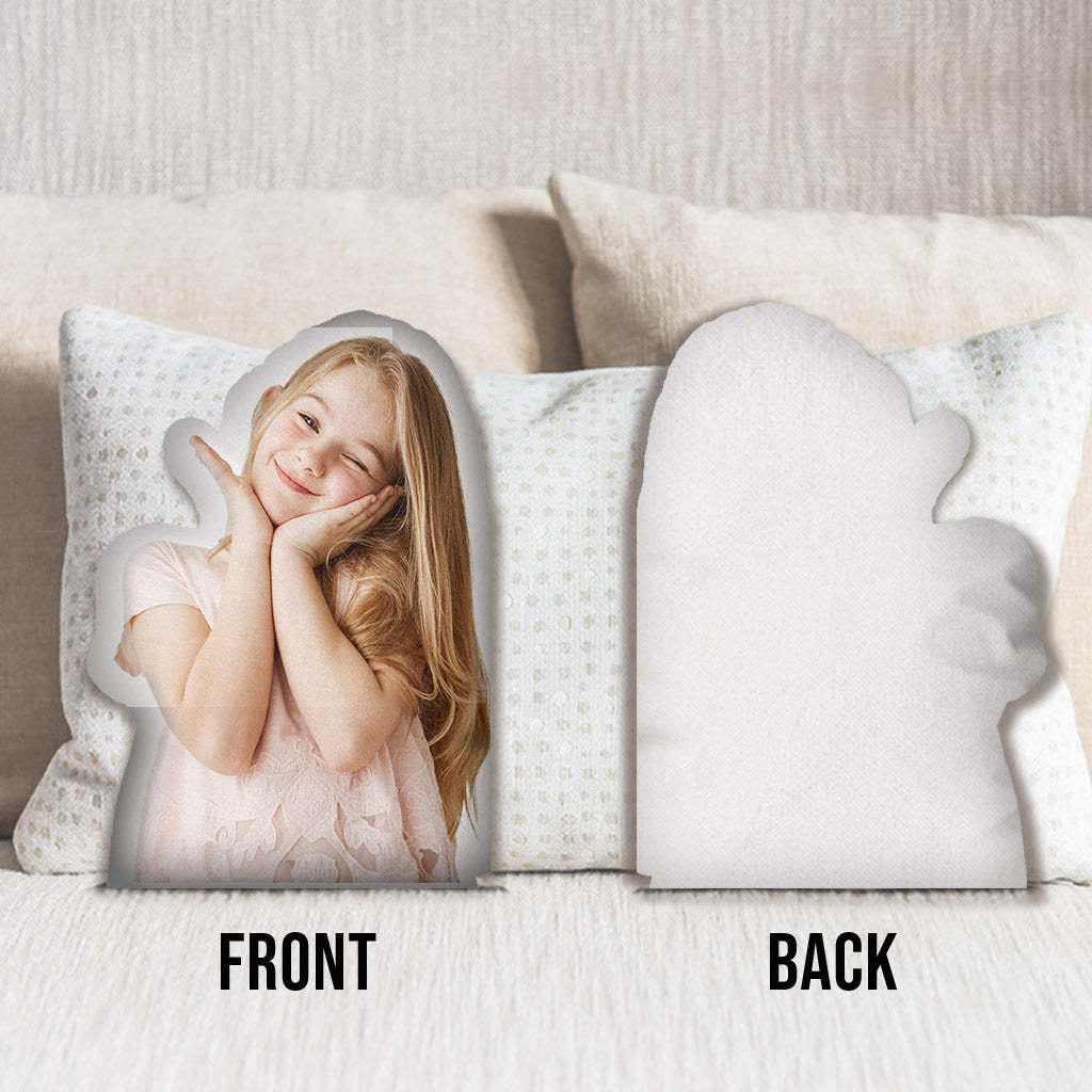 Coussin humanoïde personnalisé avec photo - Coussin en forme d'enfant personnalisé