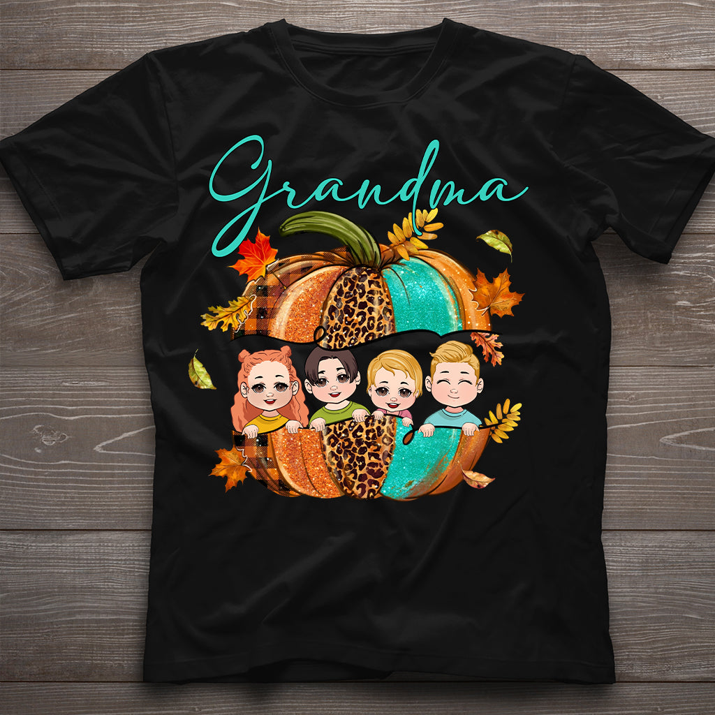 Oma – Personalisiertes Thanksgiving-T-Shirt und Hoodie