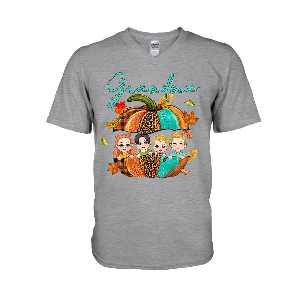 Oma – Personalisiertes Thanksgiving-T-Shirt und Hoodie