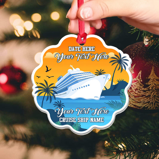 Love Cruising - Personalized Cruising Ornament